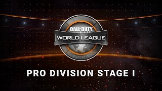 1/13 Europe Pro Division Live Stream - Official Call of Duty® World League