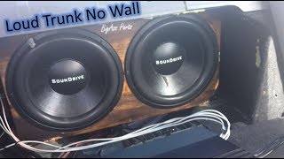 2 SounDrive 15s on synergy 35.1(3,500 RMS) || Trunk Build || Windshield Wiper Flex