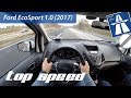 Ford EcoSport 1.0 EcoBoost (2017) on German Autobahn - POV Top Speed Drive