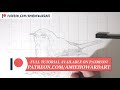 DRAWING OUTLINES USING A GRID | Drawing Tutorial