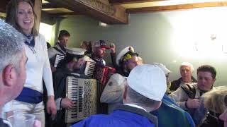 Padstow mayday 2018 in Harbour Inn