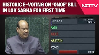 Lok Sabha News | Historic E-Voting for ‘One Nation One Election’ Bill in New Lok Sabha