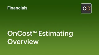 OnCost Estimating Overview | Advanced Construction Estimating Software