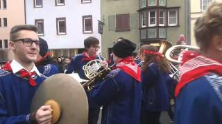 Jugendkapelle Rottweil am Fasnetssonntag 2016