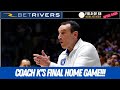 Recapping EVERYTHING from Coach K's FINAL HOME GAME!!! | FIELD OF 68 AFTER DARK