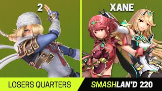 SmashLAN'd 220 Losers Quarters - 2 (Sheik) vs Xane (Pyra/Mythra) - SSBU Tournament