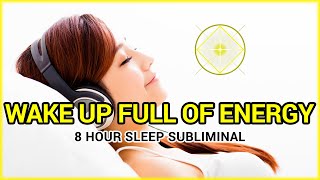 Wake Up Full Of Energy [Binaural Beats Sleep Music w/ Black Screen] (Subliminal Affirmations)