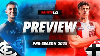 Footy is back! (sort of) | Carlton v St Kilda | PRACTICE MATCH PREVIEW