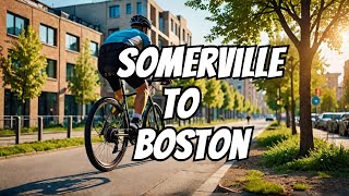 Cycling in Boston - Union Square to Somerville Community Path Entrance