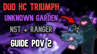 [TDS] Duo Triumph Unknown Garden Hardcore Strategy With Document: No Special Towers P2