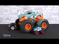 hot wheels monster trucks transforming rhinomite rc launcher