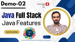 Java Full Stack Demo 02 | Java Features | Java FullStack Development Tutorial | Harsha Trainings