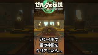 【ティアキン】パンイチで雷の神殿をクリアしたら締まりが悪すぎた件ww #ティアキン #ゼルダの伝説 #ゲルドの街