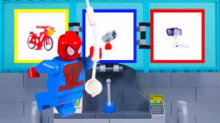 LEGO Experimental Spiderman Web Bike | Billy Bricks | WildBrain - Cartoon Super Heroes