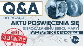 Wszystko o zakończeniu rekolekcji Beatyfikacja33 - Q \u0026 A 3.09 Piątek