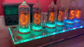 In 14 fine grind nixie clock