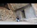 Documentary Crew At A Megalithic Cave In The Sacred Valley Of Peru
