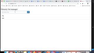 Angular Grocery List