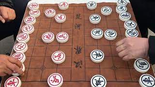 黑棋欺负对面老大爷真有一套，对面大爷一直哎呀，哈哈 精彩 #公园象棋#象棋#街头象棋