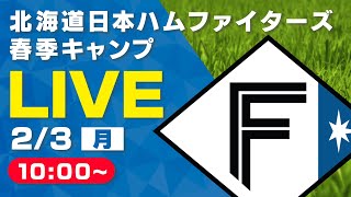 【特別LIVE】2/3 朝10:00～ ティーバイティーガレージ presents ファイターズキャンプLIVE 2025～北海道日本ハムファイターズ～