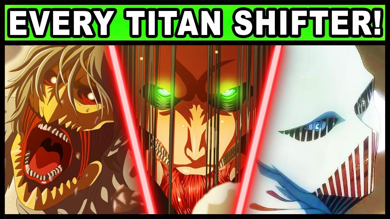 All 20 Titan Shifters And Their Powers Explained! (Attack On Titan ...