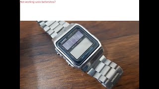 How casio batteryless solar work? solar work test on casio batteryless| stop watch fixed.