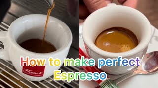 How to make perfect Espresso Coffe? / Si të bëni një espresso kafe perfekte