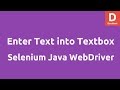 Enter text into Textarea Selenium Java
