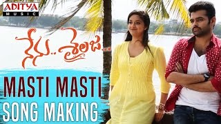 Masti Masti Song Making Video || Nenu Sailaja Telugu Movie || Ram, Keerthy Suresh,Devi Sri Prasad ||