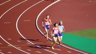 20181021福岡県中学新人陸上 女子1500m決勝