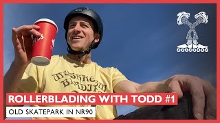 Rollerblading with Todd #1 - Old Skatepark in NR90 Wizards