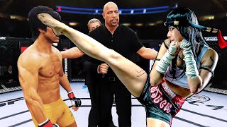 UFC 4 | Bruce Lee vs. Beauty Muay Thai Master | EA Sports UFC 4