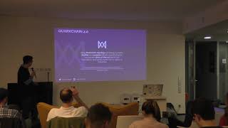 QuarkChain European Tour- Berlin Dr. Zhou introduced QuarkChain 2.0