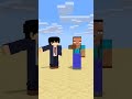 HELP Herobrine To Power Up Throw BiggerAnd Bigger Bedrock #friendship #shorts#trending #anime