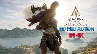 Assassin's Creed Odyssey:  No HUD Action - In 4K