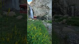 Most Beautiful Waterfall in North Pakistan 🇵🇰 🔥#explore #unseen #travel #beautiful #destination