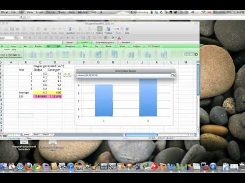 Excel for Mac 2008: make a vertical bar graph Excel for Mac 2008: make a vertical bar graph