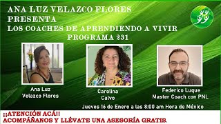 LOS COACHES DE APRENDIENDO A VIVIR. PROGRAMA 231