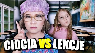 CIOCIA JADZIA VS ODRABIANIE LEKCJI 💜 PARODIA