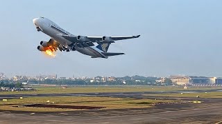 Boeing 747 suffers engine failure
