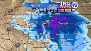 Impressive snowfall expected across New Mexico