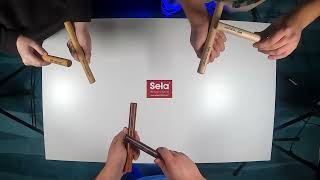 Sela Percussion 'Clavation' 2-Tone Clave Ensemble SE281, SE282, SE283