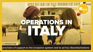 The EUAA operation in Italy