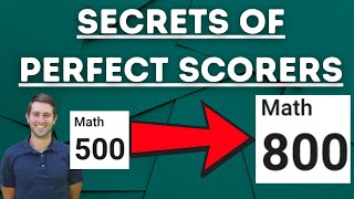 How To Get A Perfect 800 On SAT Math