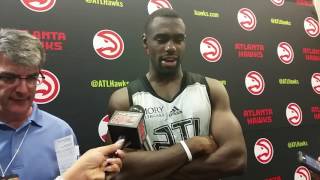 Atlanta Hawks Tim Hardaway Jr., Dwight Howard \u0026 Mike Muscala