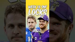 Best Bets for Sunday Night Football (Lions / Vikings) Week 18