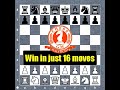 Mikhail Tal Sacrifices 3 pieces to destroy the French Defense and Checkmate in just 16 moves 🤯🔥