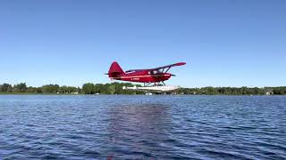 1947 Stinson 108-2 Float Plane Landing