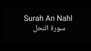 Surah An Nahl by Saud Al Shuraim with English translation سورة النحل للشيخ سعود الشريم