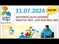 REAL BRITISH COUNCIL IELTS LISTENING PRACTICE TEST 2024 | 31.07.2024